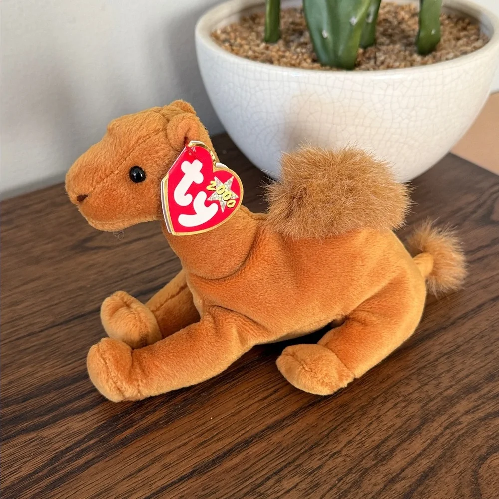 2000 TY Beanie Baby‎ Niles the Tan Brown Camel Beanbag Plush Toy Doll